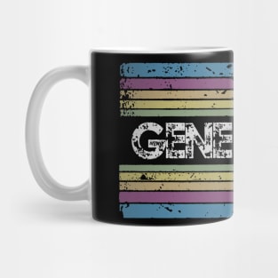 gene clark vintage rainbow Mug